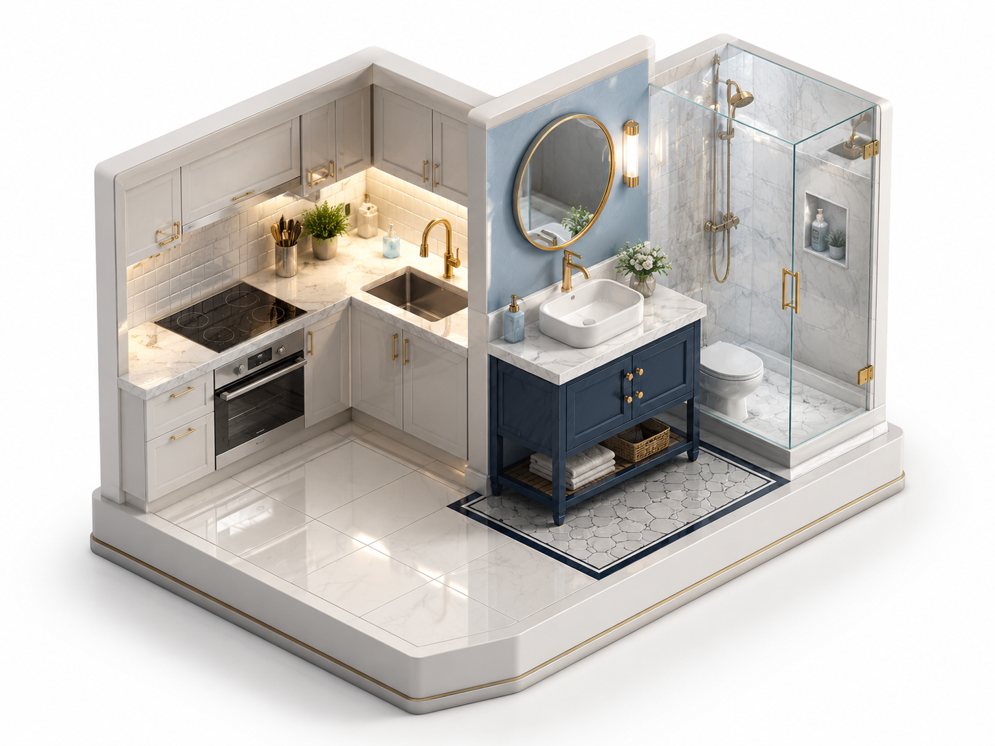 Deep cleaning assessment scene